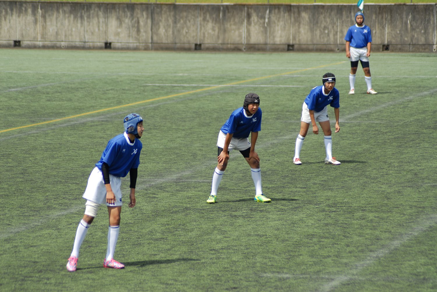 中学生福岡県大会　ラグビー　ヤングウェーブ北九州